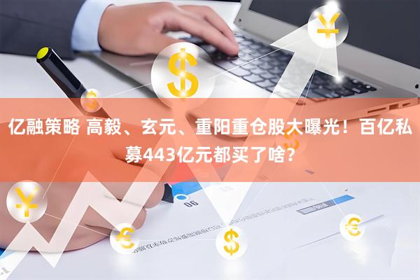 亿融策略 高毅、玄元、重阳重仓股大曝光！百亿私募443亿元都买了啥？