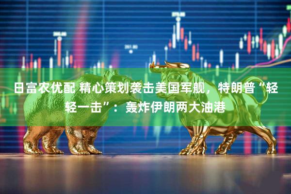 日富农优配 精心策划袭击美国军舰，特朗普“轻轻一击”：轰炸伊朗两大油港